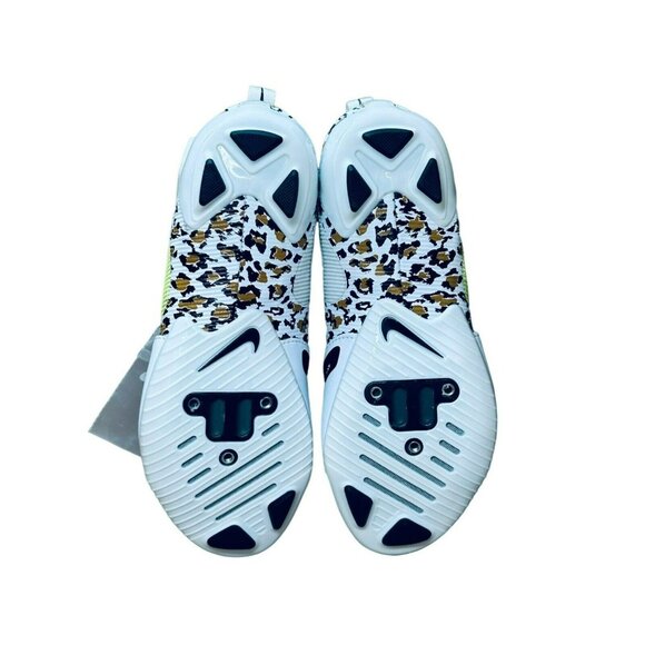 🚲Women's Cycling Shoes 6.5 Nike SuperRep Cycle Spinning White Leopard CJ0775-17 - Picture 11 of 11